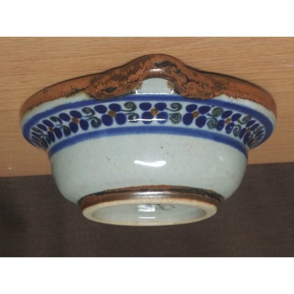 Teresa Duran Xochiquetzal Pottery Bowl Mexico Small Snack Salsa Dessert Berry EC - Picture 1 of 11